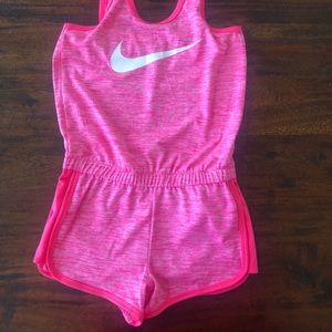 Pink Nike dry fit romper